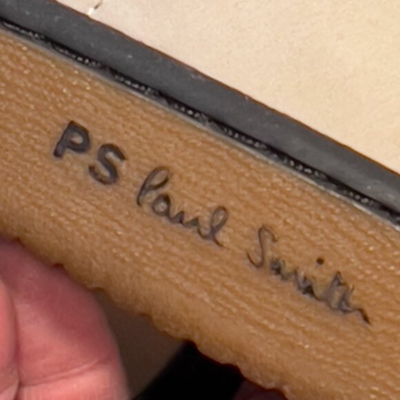 Paul Smith Black/Cream Embroidered Rainbow Stripe Sneakers, Men's 9.5 - Picture 8 of 11